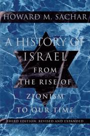 Cover of: A History of Israel: From the Rise of Zionism to Our Time