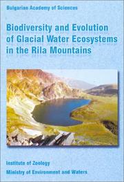 Cover of: Biodiversity and evolution of glacial water ecosystems in the Rila Mountains