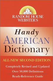 Cover of: Random House Webster's handy American dictionary.