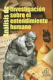 Cover of: Analisis De Investigacion Sobre El Entendimiento Humano