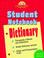 Cover of: Random House Webster's Student Notebook Dictionary