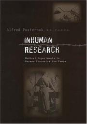 Cover of: Inhuman Research by Alfred Pasternak
