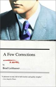 Cover of: A few corrections: a novel