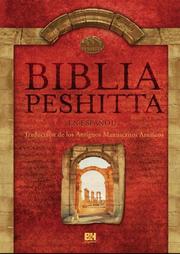 Cover of: The Biblia Peshitta