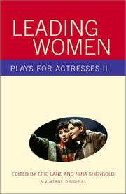 Cover of: Leading women: plays for actresses II