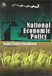 Cover of: National Economic Policy
