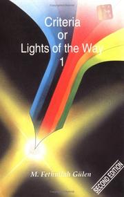 Cover of: Criteria or Lights of the Way