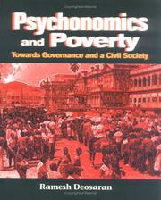 Cover of: Psychonomics and poverty: towards governance and a civil society