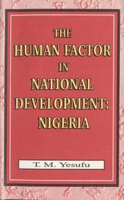 The human factor in national development: Nigeria