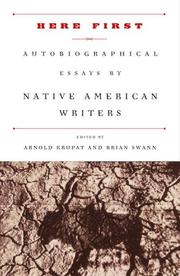 Cover of: Here first: autobiographical essays by Native American writers
