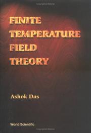 Cover of: Finite temperature field theory by Ashok Das
