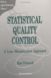 Cover of: Statistical quality control: a loss minimization approach