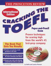 Cover of: Cracking the TOEFL, International Edition