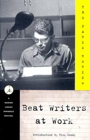 Cover of: Beat writers at work