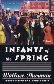 Cover of: Infants of the spring: [a novel]