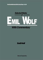 Cover of: Selected Works of Emil Wolf by Emil Wolf