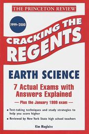 Cover of: Cracking the Regents: Earth Science, 1999-2000 Edition (Princeton Review Series)