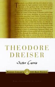 Cover of: Sister Carrie by Theodore Dreiser ; introduction by Andrew Delbanco.