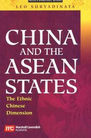 Cover of: China And The Asean States: The Ethnic Chinese Dimension