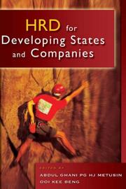 HRD for developing states and companies : proceedings of the 2005 Brunei Darussalam AEMC Convention