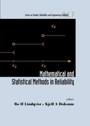 Mathematical and statistical methods in reliability