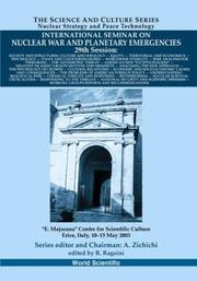 International Seminar on Nuclear War and Planetary Emergencies, 29th session : society and structures--culture and ideology, equity, territorial and economics, psychology, tools and countermeasures, w