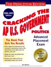 Cover of: Cracking the AP US Gov't and Politics, 2000-2001 Edition (Cracking the Ap. U.S. Government and Politics)