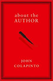 Cover of: About the author: a novel
