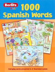 Cover of: 1,000 Spanish Words (Berlitz Kids 1000 Words)