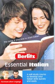 Cover of: Berlitz Essential Italian (Berlitz Essential)