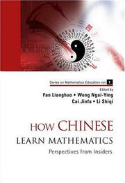 How Chinese learn mathematics : perspectives from insiders