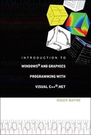 Cover of: Introduction to Windows And Graphics Programming With Visual C++ .net