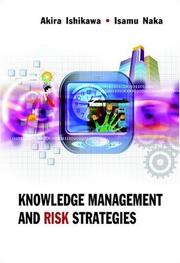 Cover of: Knowledge Management And Risk Strategies