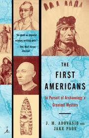Cover of: The First Americans: In Pursuit of Archaeology's Greatest Mystery (Modern Library Paperbacks)