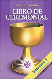 Cover of: Libro de Ceremonial y Servicio Ordenado - Volumen 1