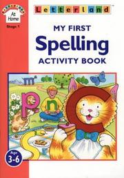 My first spelling activity book