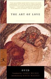 Cover of: The art of love by Ovid