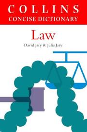 Cover of: Collins Dictionary of Law (Dictionary)