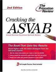 Cover of: Cracking the ASVAB
