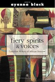 Cover of: Fiery Spirits & Voices: Canadian Writers of African Descent