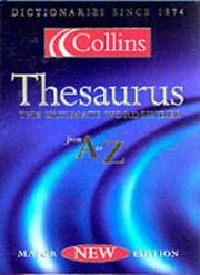 Collins thesaurus : the ultimate wordfinder