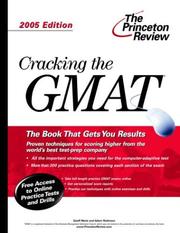 Cover of: Cracking the GMAT