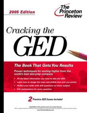 Cover of: Cracking the GED