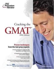 Cover of: Cracking the GMAT, 2006