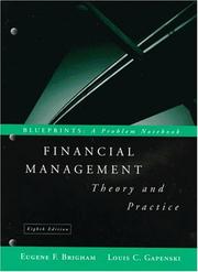 Cover of: Financial Management: Theory and Practice Blueprints, A Problem Notebook (8th Edition, Study Guide)