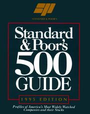 Cover of: Standard & Poor's 500 Guide by Standard, Poor's