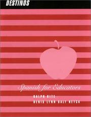 Cover of: Destinos Spanish for Educators (Professional Supplements) |