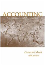 Accounting : an international perspective