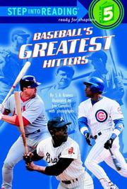 Cover of: Baseball's Greatest Hitters (Step-Into-Reading, Step 5) by Sydelle Kramer