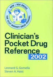 Cover of: Clinician's Pocket Reference, 9/e & Drug Reference 2002